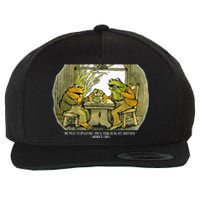 We Must Stop Eating Cried Toad As He Ate Another Frogs Wool Snapback Cap