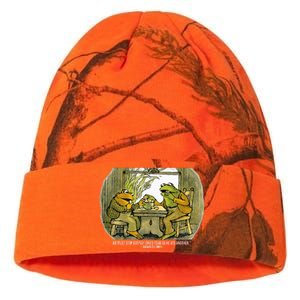 We Must Stop Eating Cried Toad As He Ate Another Frogs Kati Licensed 12" Camo Beanie