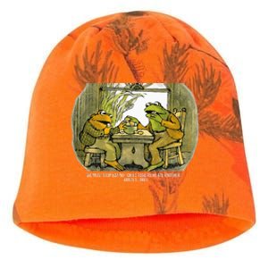 We Must Stop Eating Cried Toad As He Ate Another Frogs Kati - Camo Knit Beanie