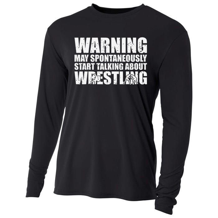  Wrestler May Spontaneously Start Talking About Wrestling  Cooling Performance Long Sleeve Crew