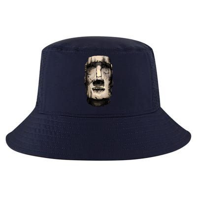 Watercolor Moai Statue Cool Comfort Performance Bucket Hat