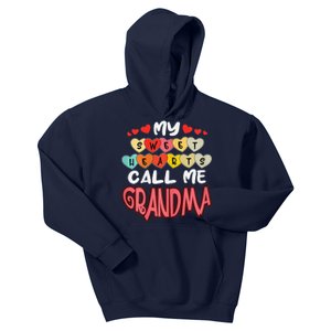 Women's My Sweethearts Call Me Grandma Valentines Day Kids Hoodie