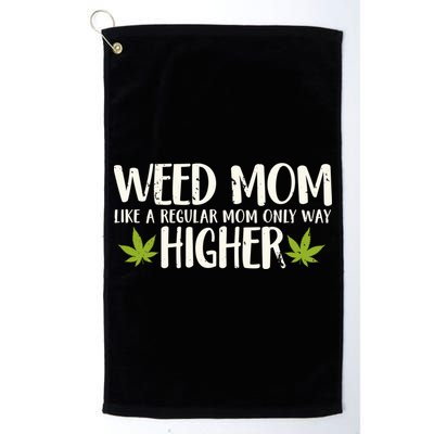 Weed Mom Stoner Girl Funny Marijuana Women Cannabis 420 Golf Towel