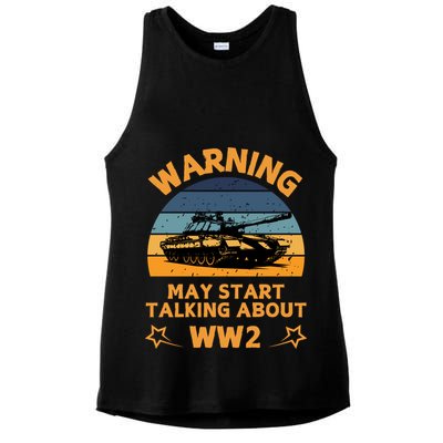 Warning May Start Talking About Ww2 Ladies PosiCharge Tri-Blend Wicking Tank
