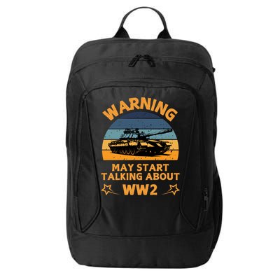 Warning May Start Talking About Ww2 City Backpack