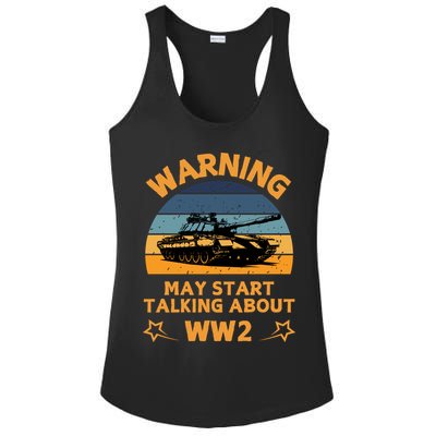 Warning May Start Talking About Ww2 Ladies PosiCharge Competitor Racerback Tank