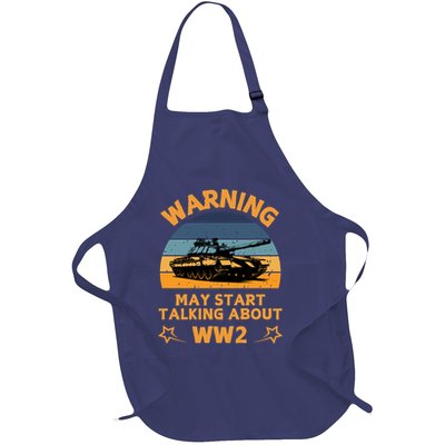 Warning May Start Talking About Ww2 Full-Length Apron With Pockets