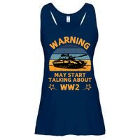 Warning May Start Talking About Ww2 Ladies Essential Flowy Tank