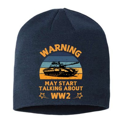 Warning May Start Talking About Ww2 Sustainable Beanie