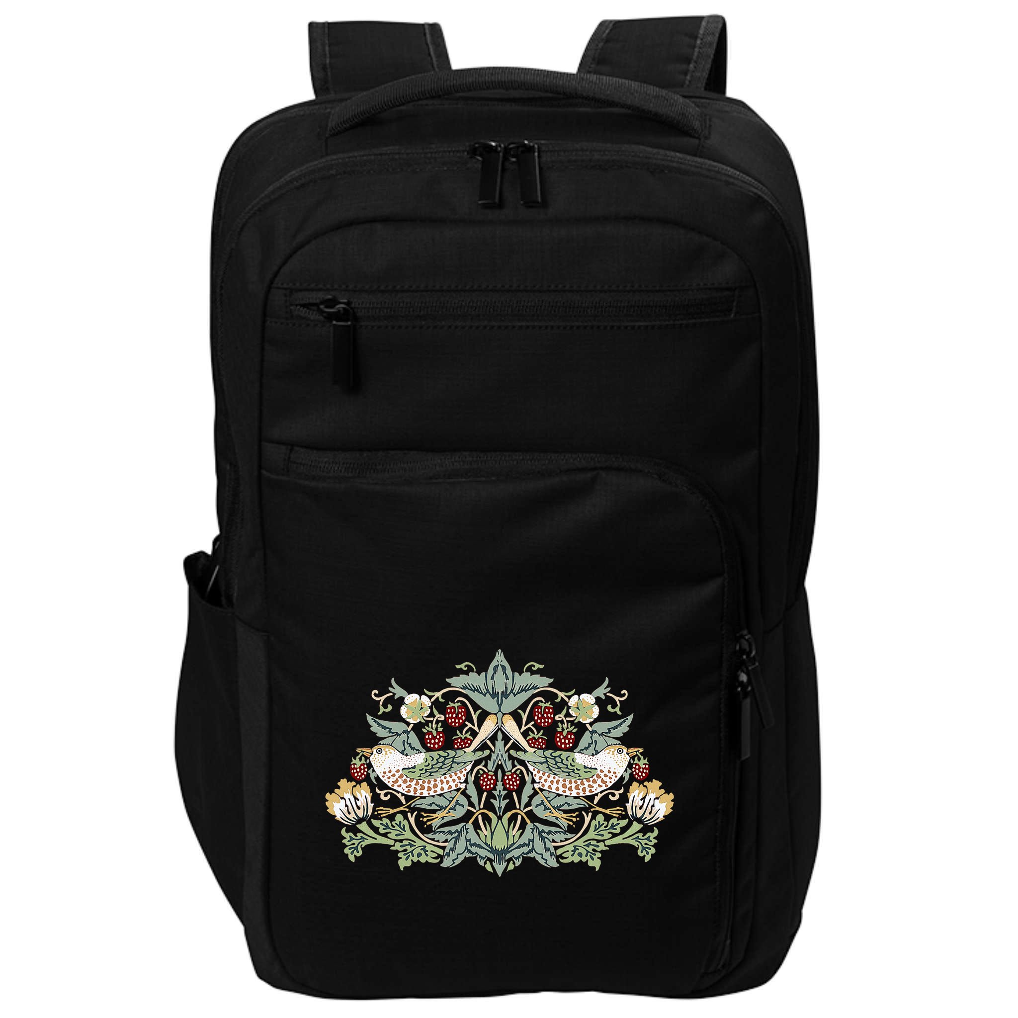 William Morris Strawberry Thief Bird Impact Tech Backpack