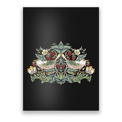 William Morris Strawberry Thief Bird Poster