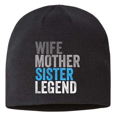 Wife Mother Sister Legend Best Mama Mothers Day Mom Sustainable Beanie