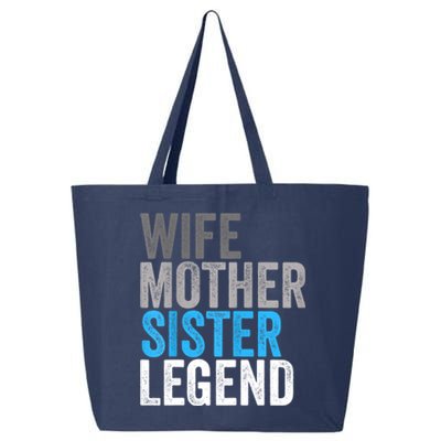 Wife Mother Sister Legend Best Mom Mama Mothers Day 25L Jumbo Tote