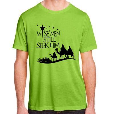 Wise Man Still Seek Him Christian Christmas Jesus Design Adult ChromaSoft Performance T-Shirt