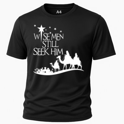 Wise Man Still Seek Him Christian Christmas Jesus Design Performance Shirt