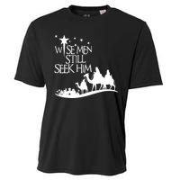 Wise Man Still Seek Him Christian Christmas Jesus Design Cooling Performance Crew T-Shirt