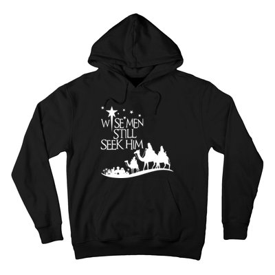 Wise Man Still Seek Him Christian Christmas Jesus Design Hoodie