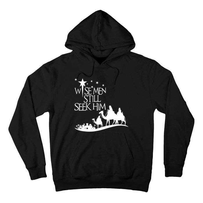 Wise Man Still Seek Him Christian Christmas Jesus Design Hoodie