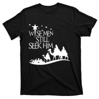 Wise Man Still Seek Him Christian Christmas Jesus Design T-Shirt