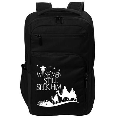Wise Man Still Seek Him Christian Christmas Jesus Design Impact Tech Backpack