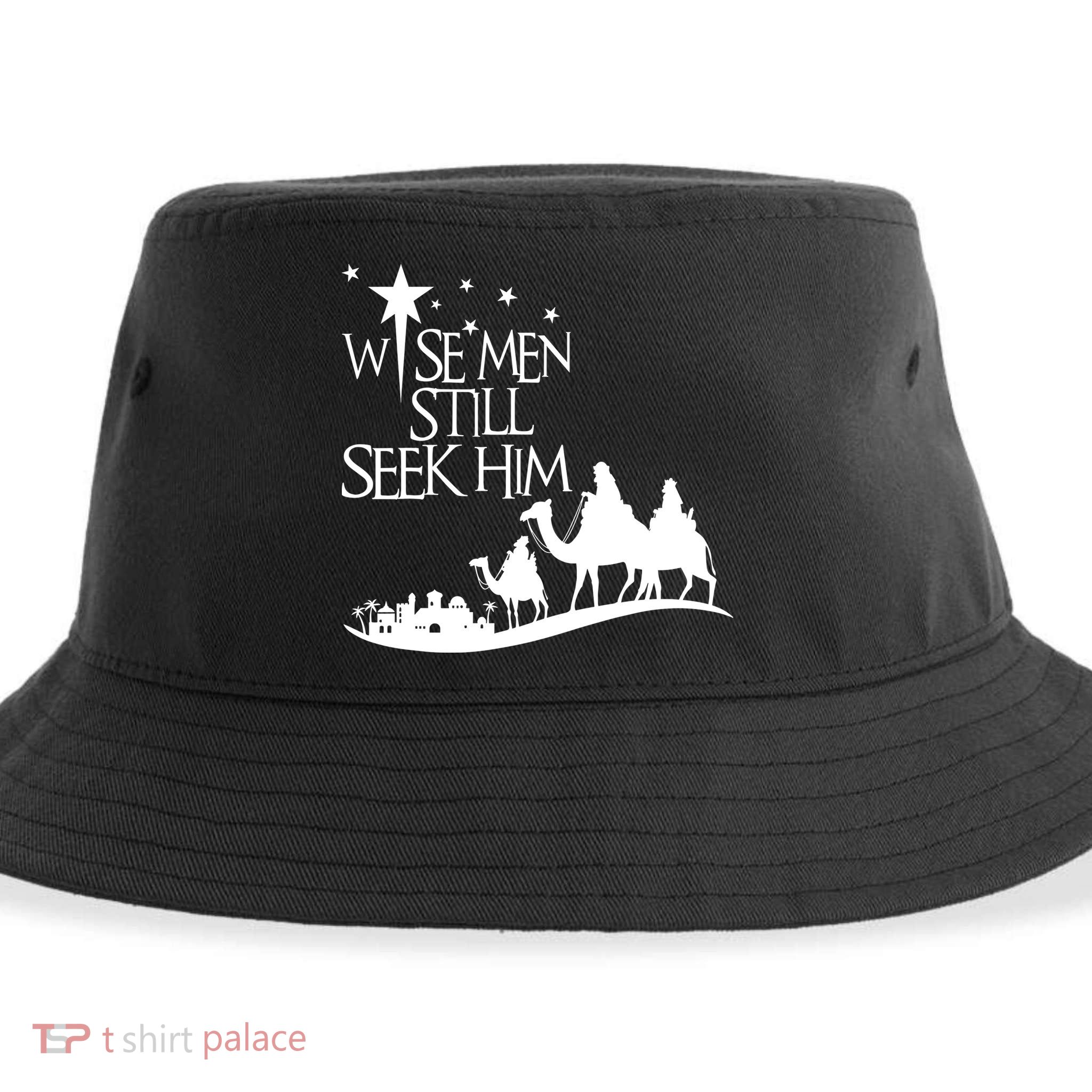 Wise Man Still Seek Him Christian Christmas Jesus Design Sustainable Bucket Hat