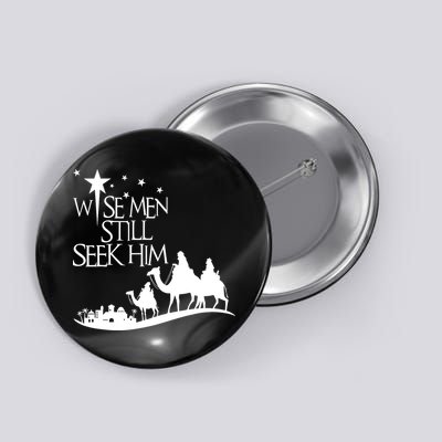 Wise Man Still Seek Him Christian Christmas Jesus Design Button