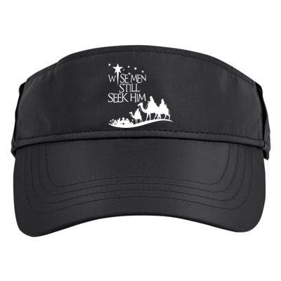 Wise Man Still Seek Him Christian Christmas Jesus Design Adult Drive Performance Visor