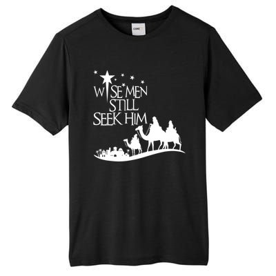 Wise Man Still Seek Him Christian Christmas Jesus Design Tall Fusion ChromaSoft Performance T-Shirt