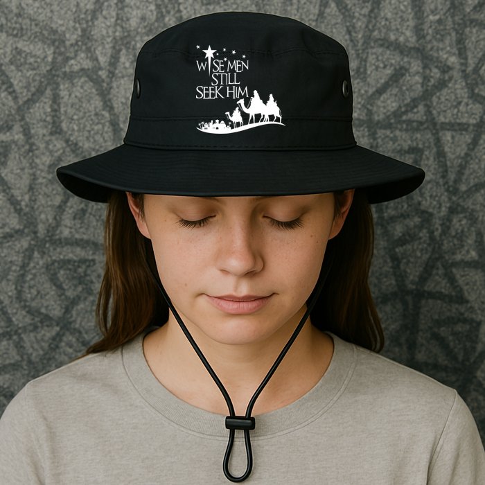 Wise Man Still Seek Him Christian Christmas Jesus Design Bucket Hat