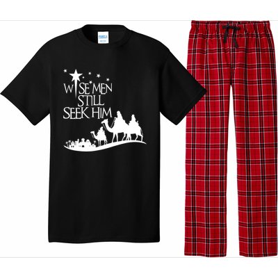 Wise Man Still Seek Him Christian Christmas Jesus Design Pajama Set