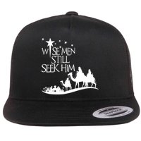 Wise Man Still Seek Him Christian Christmas Jesus Design Flatbill Hat