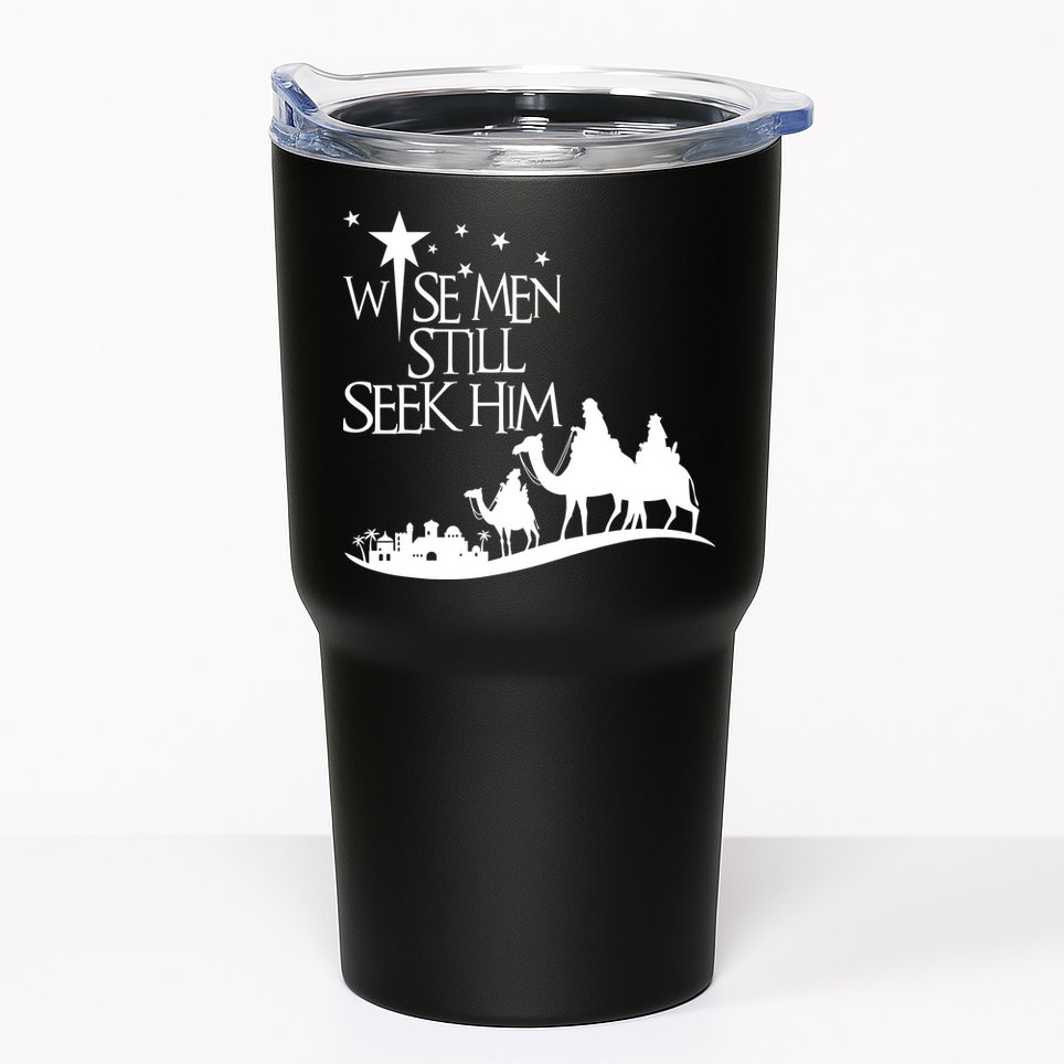Wise Man Still Seek Him Christian Christmas Jesus Design Tumbler