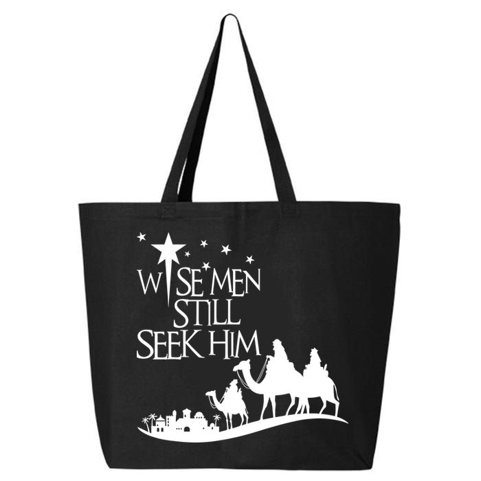 Wise Man Still Seek Him Christian Christmas Jesus Design 25L Jumbo Tote