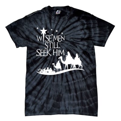 Wise Man Still Seek Him Christian Christmas Jesus Design Tie-Dye T-Shirt