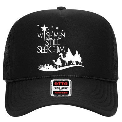 Wise Man Still Seek Him Christian Christmas Jesus Design Trucker Hat