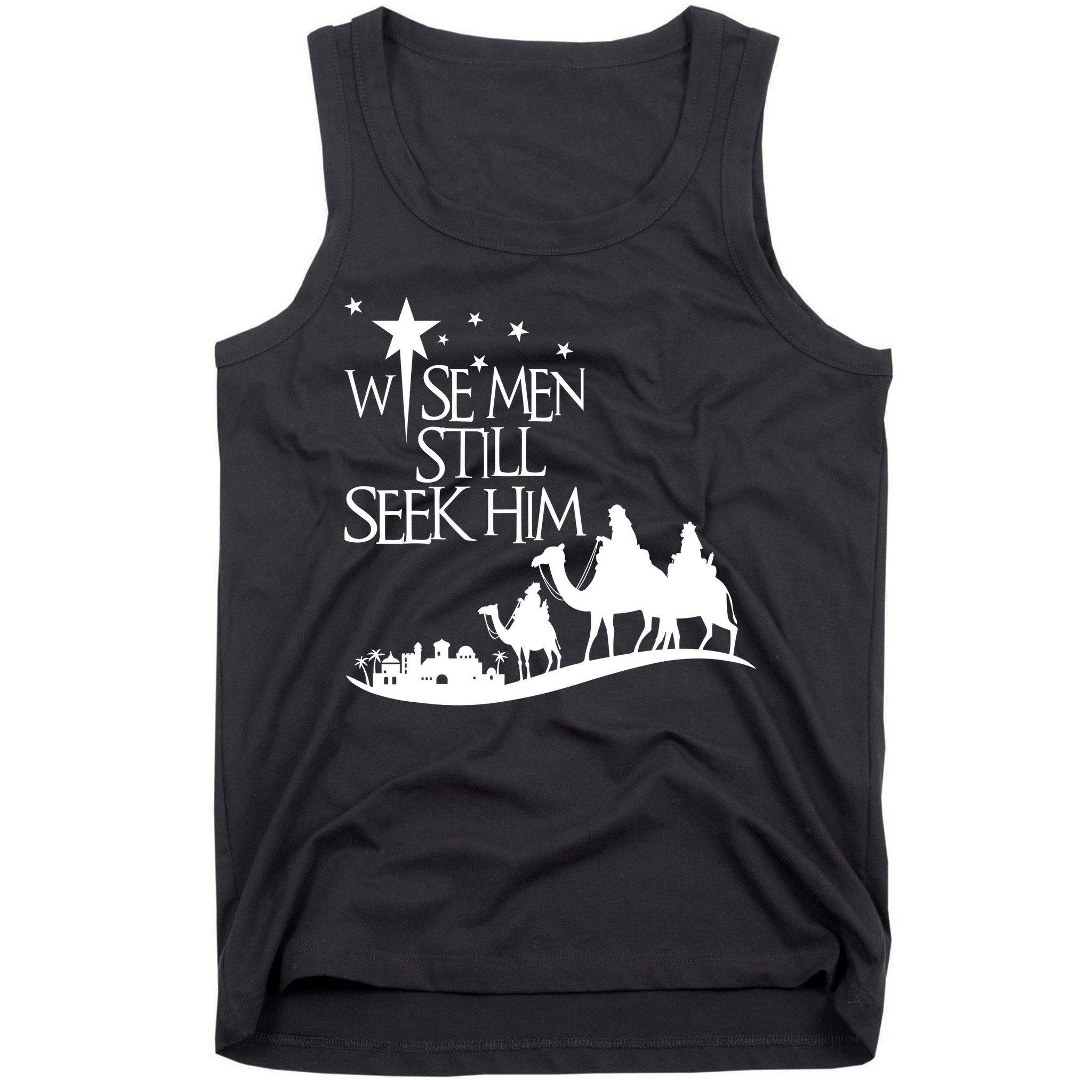 Wise Man Still Seek Him Christian Christmas Jesus Design Tank Top