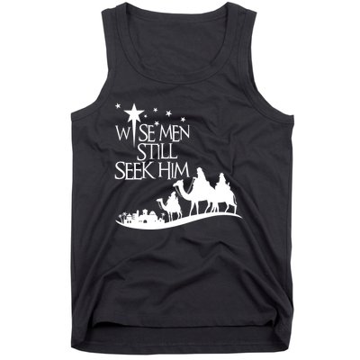 Wise Man Still Seek Him Christian Christmas Jesus Design Tank Top