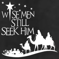 Wise Man Still Seek Him Christian Christmas Jesus Design Golf Towel