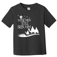Wise Man Still Seek Him Christian Christmas Jesus Design Toddler T-Shirt