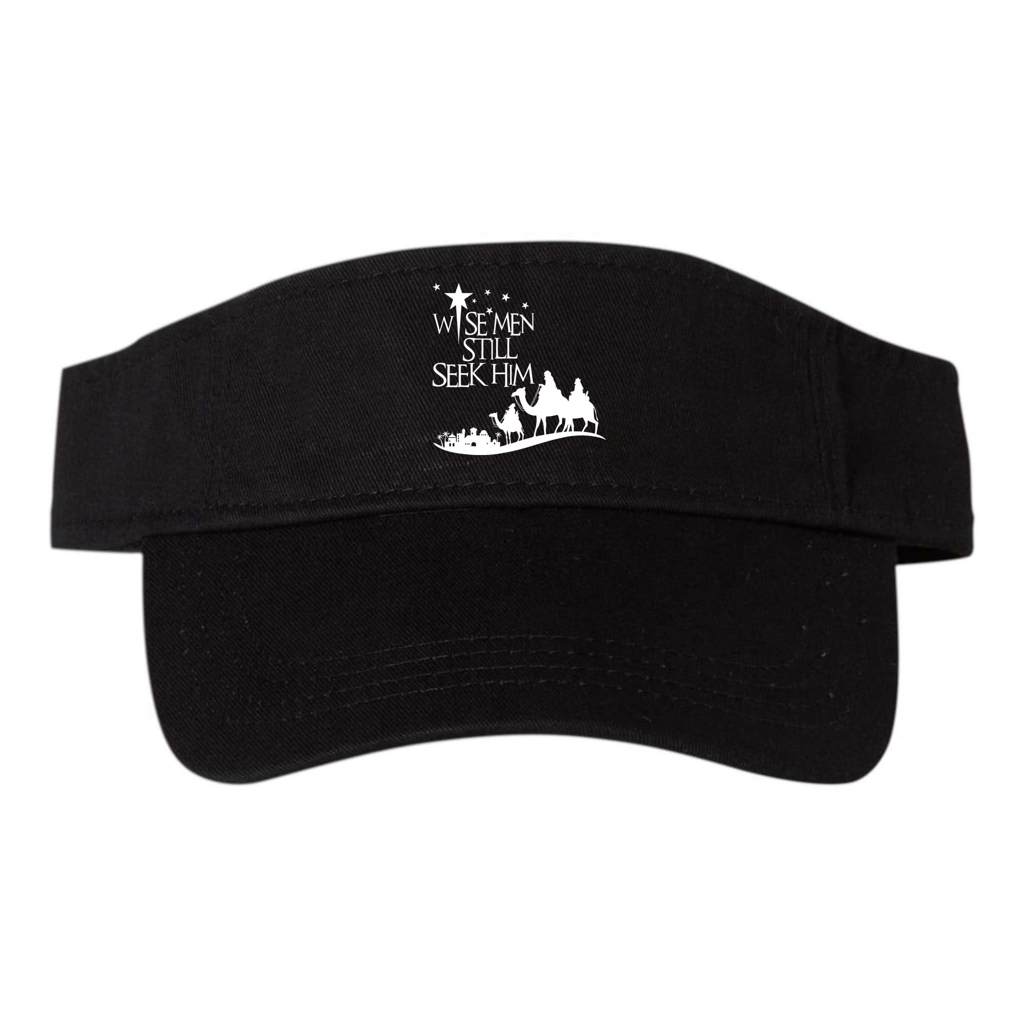 Wise Man Still Seek Him Christian Christmas Jesus Design Visor