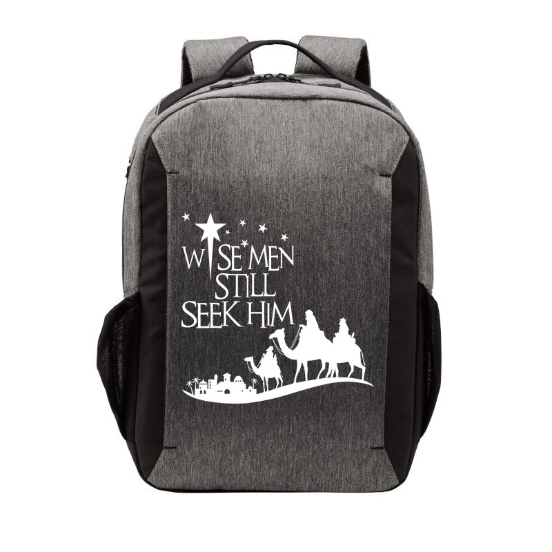 Wise Man Still Seek Him Christian Christmas Jesus Design Vector Backpack