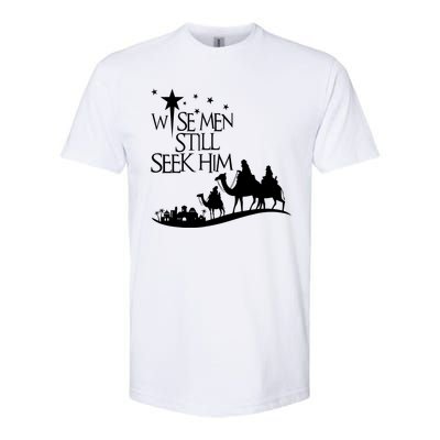 Wise Man Still Seek Him Christian Christmas Jesus Design Softstyle CVC T-Shirt