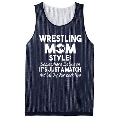 Wrestling Mom Style Funny Gift For Mom Mesh Reversible Basketball Jersey Tank