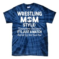 Wrestling Mom Style Funny Gift For Mom Tie-Dye T-Shirt