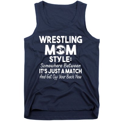 Wrestling Mom Style Funny Gift For Mom Tank Top