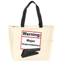Warning Major Torque Imbalance Zip Tote Bag