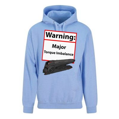 Warning Major Torque Imbalance Unisex Surf Hoodie