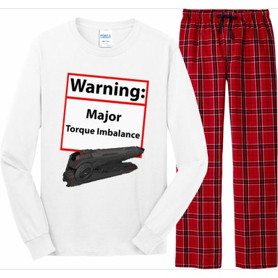 Warning Major Torque Imbalance Long Sleeve Pajama Set