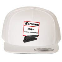 Warning Major Torque Imbalance Wool Snapback Cap