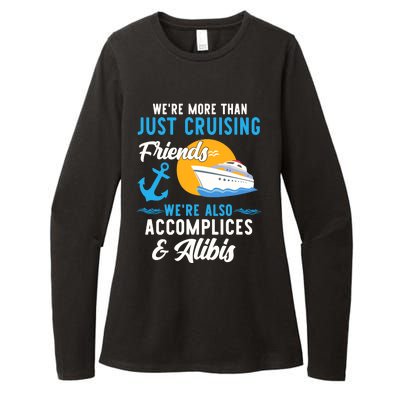 Were More Than Just Cruising Friends Funny Vacation Summer Womens CVC Long Sleeve Shirt